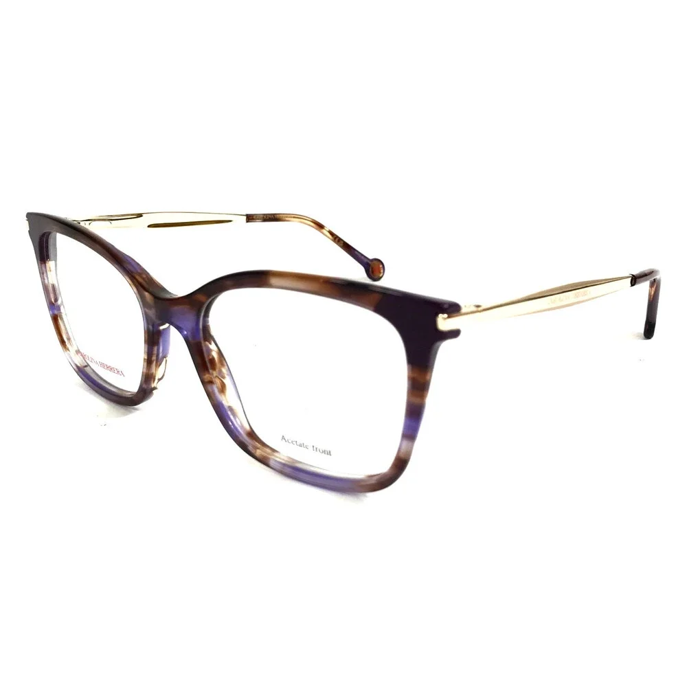 Carolina Herrera Eyeglasses Frames HER0309 L7W Brown Purple Cat Eye 53-17-140